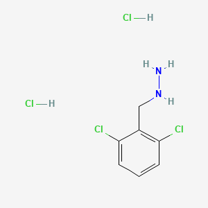 molecular formula C7H10Cl4N2 B7954478 (2,6-Dichlorobenzyl)hydrazine dihydrochloride 