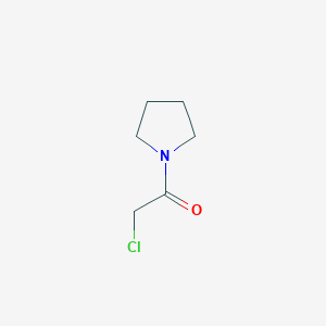 molecular formula C6H10ClNO B079545 1-(氯乙酰)吡咯烷 CAS No. 20266-00-6