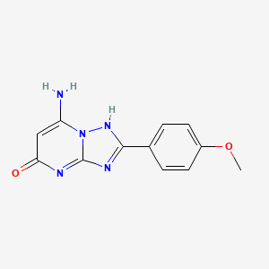 molecular formula C12H11N5O2 B7954531 CID 66489233 