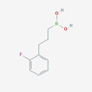 [3-(2-Fluorophenyl)propyl]boronic acid