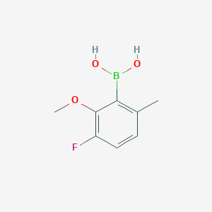 molecular formula C8H10BFO3 B7954631 3-Fluoro-2-methoxy-6-methylphenylboronic acid 