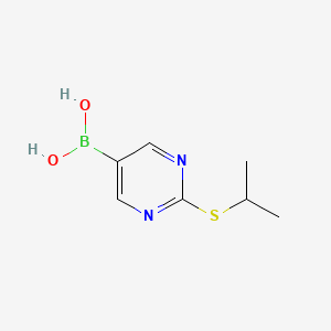 [2-(Isopropylsulfanyl)pyrimidin-5-yl]boronic acid