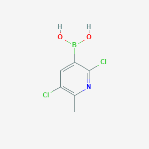 molecular formula C6H6BCl2NO2 B7954679 (2,5-Dichloro-6-methylpyridin-3-yl)boronic acid 