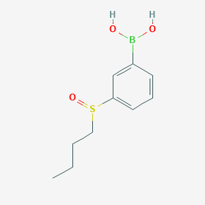 molecular formula C10H15BO3S B7954705 [3-(Butane-1-sulfinyl)phenyl]boronic acid 