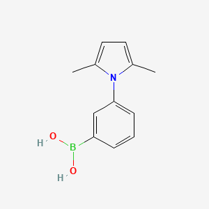 molecular formula C12H14BNO2 B7954726 [3-(2,5-Dimethylpyrrol-1-yl)phenyl]boronic acid 