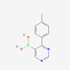 molecular formula C11H11BN2O2 B7954741 [4-(4-Methylphenyl)pyrimidin-5-yl]boronic acid 