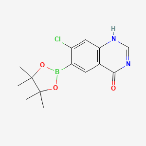 molecular formula C14H16BClN2O3 B7955230 CID 75487356 
