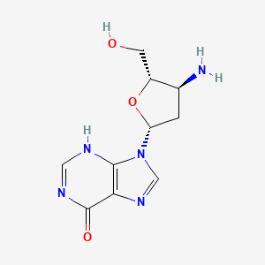 molecular formula C10H13N5O3 B7955528 CID 44450938 