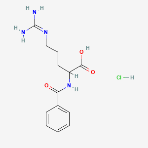 molecular formula C13H19ClN4O3 B7955562 BZ-DL-Arg-OH hcl 