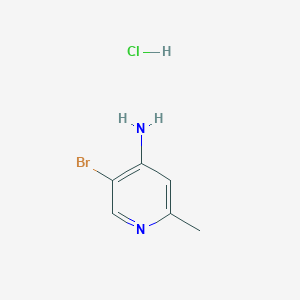 molecular formula C6H8BrClN2 B7955585 5-Bromo-2-methyl-pyridin-4-ylamine HCl 