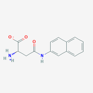 molecular formula C14H14N2O3 B7955589 (2S)-2-azaniumyl-4-(naphthalen-2-ylamino)-4-oxobutanoate 