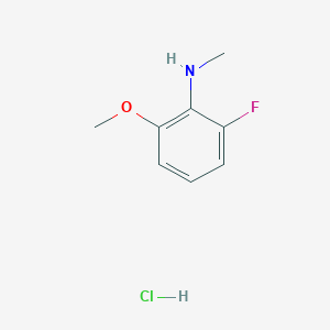 molecular formula C8H11ClFNO B7955651 (2-Fluoro-6-methoxy-phenyl)-methyl-amine HCl 
