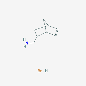 molecular formula C8H14BrN B7955738 (Bicyclo[2.2.1]hept-5-en-2-ylmethyl)amine hydrobromide 