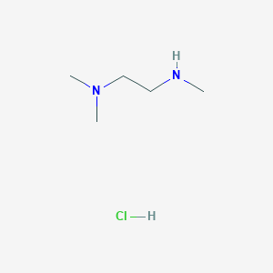 molecular formula C5H15ClN2 B7955783 N1,N1,N2-Trimethylethane-1,2-diamine hydrochloride 