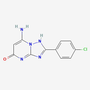 molecular formula C11H8ClN5O B7955875 CID 66489232 