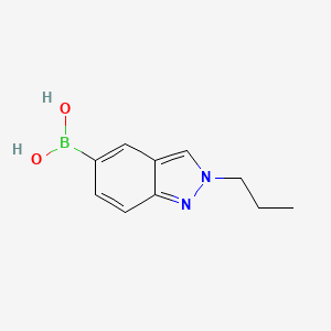 molecular formula C10H13BN2O2 B7955931 (2-Propylindazol-5-yl)boronic acid 