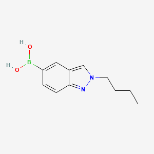 molecular formula C11H15BN2O2 B7955969 (2-Butylindazol-5-yl)boronic acid 