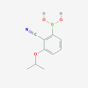 molecular formula C10H12BNO3 B7956002 (2-Cyano-3-isopropoxyphenyl)boronic acid 