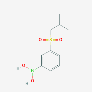 molecular formula C10H15BO4S B7956114 {3-[(2-Methylpropane)sulfonyl]phenyl}boronic acid 