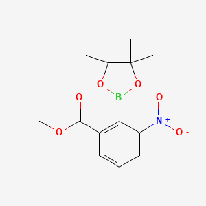 Methyl 3-nitro-2-(tetramethyl-1,3,2-dioxaborolan-2-yl)benzoate