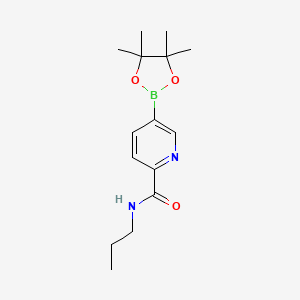 N-Propyl-5-(tetramethyl-1,3,2-dioxaborolan-2-yl)pyridine-2-carboxamide