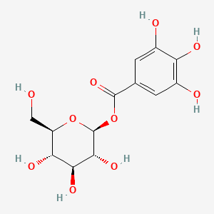 molecular formula C13H16O10 B7957183 beta-Glucogallin CAS No. 554-37-0