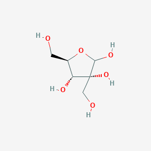 molecular formula C6H12O6 B7957188 (3R,4R,5R)-3,5-bis(hydroxymethyl)tetrahydrofuran-2,3,4-triol 