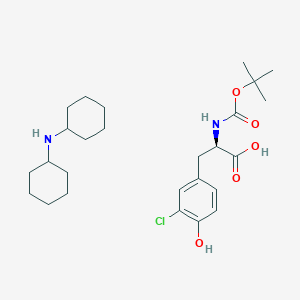 molecular formula C26H41ClN2O5 B7957209 Boc-D-Tyr(3-Cl)-OH.DCHA 