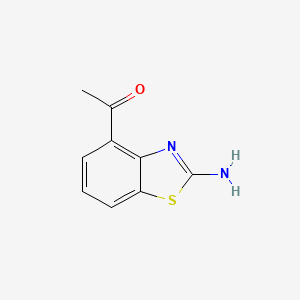 molecular formula C9H8N2OS B7957247 1-(2-Aminobenzo[d]thiazol-4-yl)ethanone 