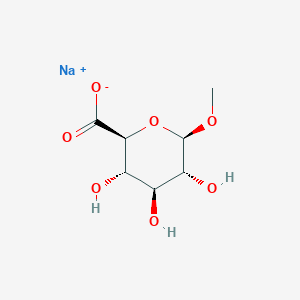 molecular formula C7H11NaO7 B7957273 CID 9942708 