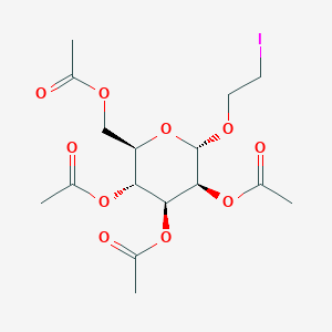 molecular formula C16H23IO10 B7957296 2-Iodoethyl 2,3,4,6-tetra-O-acetyl-alpha-D-mannopyranoside 
