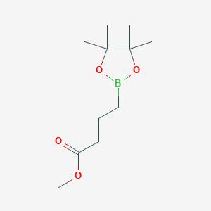 molecular formula C11H21BO4 B7958006 4-(4,4,5,5-四甲基-1,3,2-二氧杂硼环-2-基)丁酸甲酯 