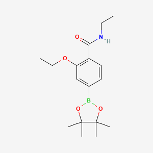 2-Ethoxy-n-ethyl-4-(tetramethyl-1,3,2-dioxaborolan-2-yl)benzamide