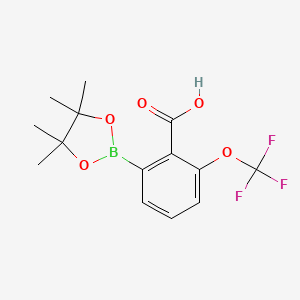 2-(Tetramethyl-1,3,2-dioxaborolan-2-yl)-6-(trifluoromethoxy)benzoic acid