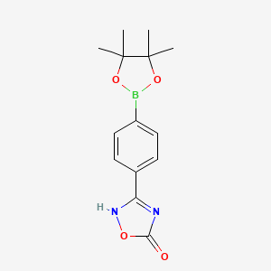 molecular formula C14H17BN2O4 B7958417 CID 75486810 