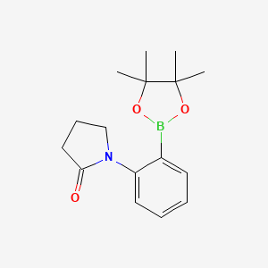 1-[2-(Tetramethyl-1,3,2-dioxaborolan-2-yl)phenyl]pyrrolidin-2-one