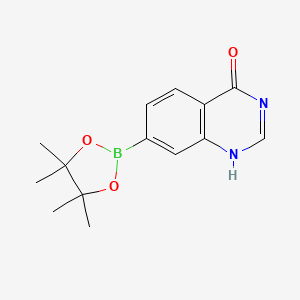 molecular formula C14H17BN2O3 B7958656 CID 58302161 