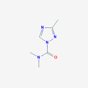 B079588 N,N,3-Trimethyl-1H-1,2,4-triazole-1-carboxamide CAS No. 14803-79-3