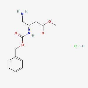 molecular formula C13H19ClN2O4 B7959071 Z-D-Dbu-ome hcl 