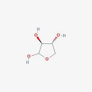 molecular formula C4H8O4 B7959073 (3S,4R)-oxolane-2,3,4-triol 