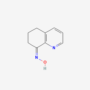 molecular formula C9H10N2O B7959111 (NZ)-N-(6,7-dihydro-5H-quinolin-8-ylidene)hydroxylamine 