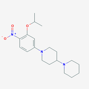 molecular formula C19H29N3O3 B7959143 1'-(3-Isopropoxy-4-nitrophenyl)-1,4'-bipiperidine 