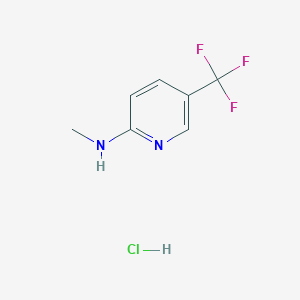 molecular formula C7H8ClF3N2 B7959204 N-Methyl-5-(trifluoromethyl)-2-pyridinamine HCl 