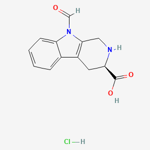 molecular formula C13H13ClN2O3 B7959206 D-Tpi(for)-oh hcl 
