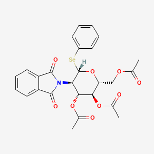 molecular formula C26H25NO9Se B7959208 Phenyl 3,4,6-tri-o-acetyl-2-deoxy-2-phthalimido-beta-d-selenoglucopyranoside 