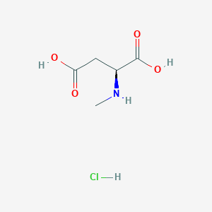 molecular formula C5H10ClNO4 B7959252 N-Methyl-l-aspartic acid HCl 