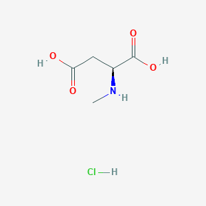 molecular formula C5H10ClNO4 B7959252 N-Methyl-L-aspartic acid hydrochloride 