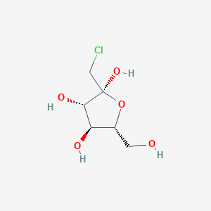 molecular formula C6H11ClO5 B7959266 (2S,3S,4S,5R)-2-(Chloromethyl)-5-(hydroxymethyl)tetrahydrofuran-2,3,4-triol CAS No. 1932126-86-7