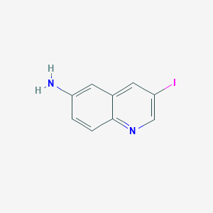 molecular formula C9H7IN2 B7959287 3-Iodoquinolin-6-amine 