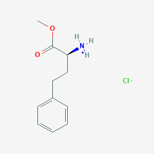 molecular formula C11H16ClNO2 B7959334 (2S)-2-Amino-benzenebutanoic Acid Methyl Ester Hydrochloride 